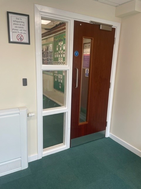 Reception Fire Door